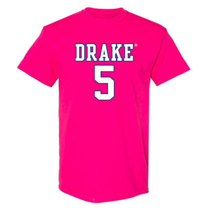 Drake - NCAA Women's Basketball : Mya Crawford - Classic Shersey T-Shirt-0