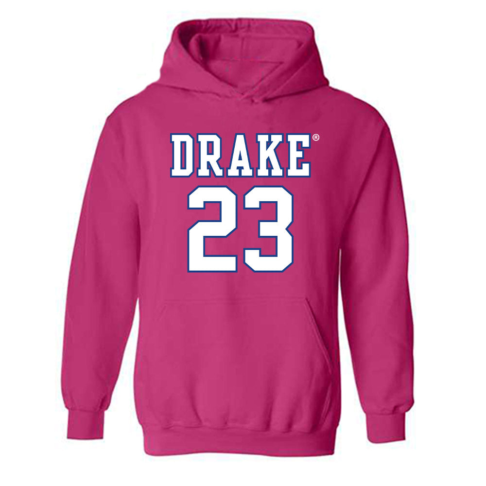 Drake - NCAA Women's Basketball : Quinn Vice - Classic Shersey Hooded Sweatshirt-0