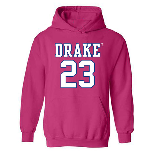 Drake - NCAA Women's Basketball : Quinn Vice - Classic Shersey Hooded Sweatshirt-0