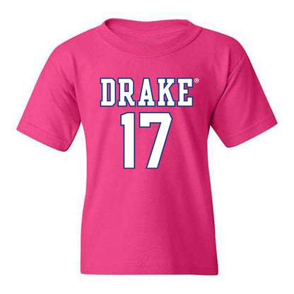 Drake - NCAA Women's Basketball : Anna Becker - Classic Shersey Youth T-Shirt-0
