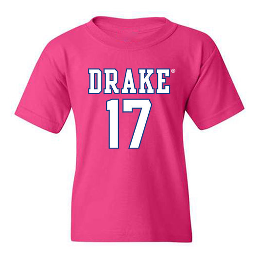 Drake - NCAA Women's Basketball : Anna Becker - Classic Shersey Youth T-Shirt-0