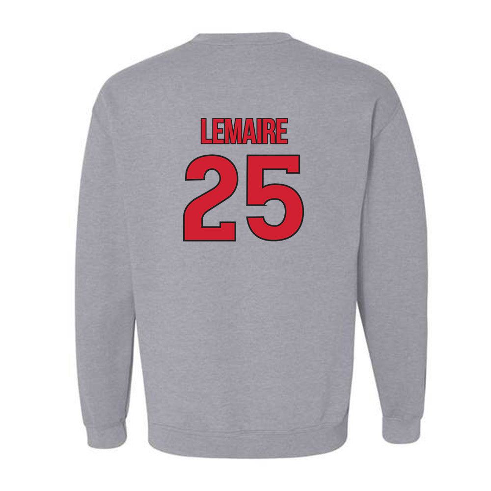 Rutgers - NCAA Men's Soccer : Cedric Lemaire - Sport Shersey Crewneck Sweatshirt-1