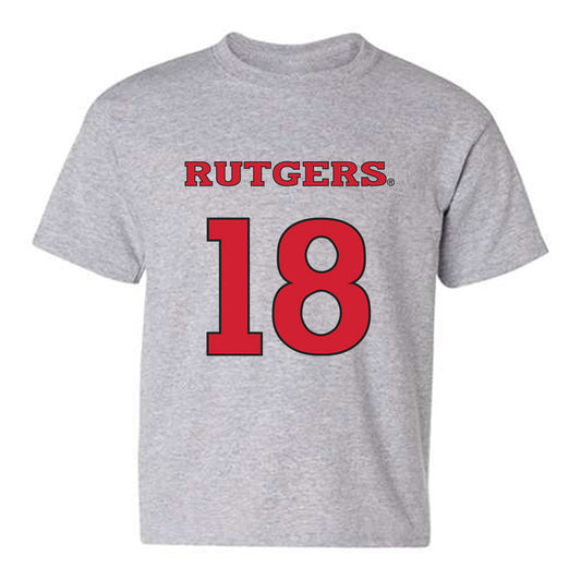 Rutgers - NCAA Men's Soccer : Alix Jerome - Sport Shersey Youth T-Shirt-0