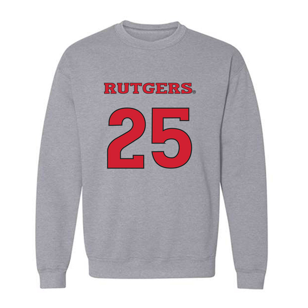 Rutgers - NCAA Men's Soccer : Cedric Lemaire - Sport Shersey Crewneck Sweatshirt-0