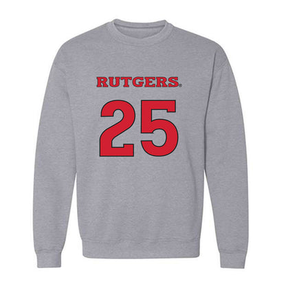 Rutgers - NCAA Men's Soccer : Cedric Lemaire - Sport Shersey Crewneck Sweatshirt-0