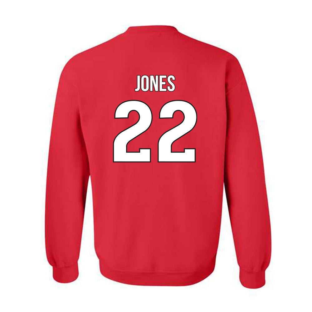 Rutgers - NCAA Men's Basketball : Dorian Jones - Classic Shersey Crewneck Sweatshirt-1