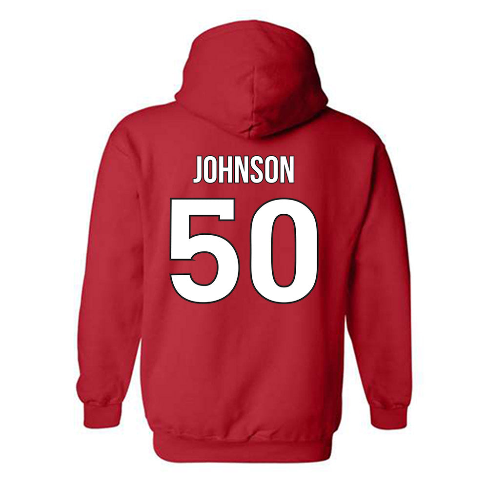 Rutgers - NCAA Softball : Dezaria Johnson - Classic Shersey Hooded Sweatshirt-1