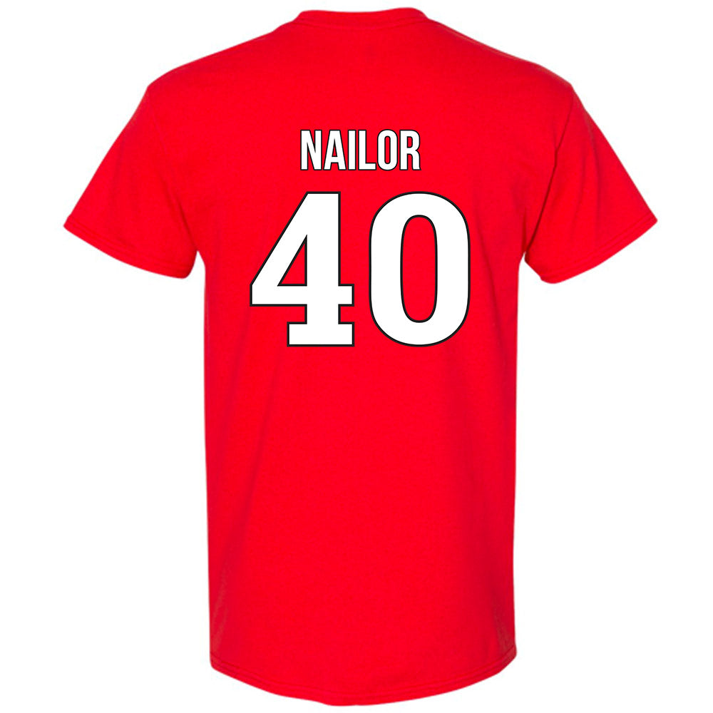 Rutgers - NCAA Baseball : Jager Nailor - Classic Shersey T-Shirt-1