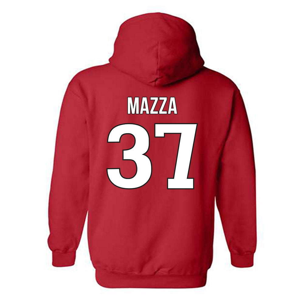 Rutgers - NCAA Baseball : Joe Mazza - Classic Shersey Hooded Sweatshirt