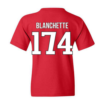 Rutgers - NCAA Wrestling : Nate Blanchette - Classic Shersey Youth T-Shirt-1