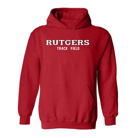 Rutgers - NCAA Men's Track & Field : Gregory McQueen - Classic Shersey Hooded Sweatshirt