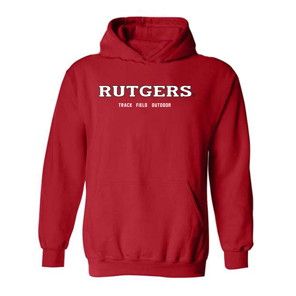 Rutgers - NCAA Women's Track & Field : Celine-Jada Brown - Classic Shersey Hooded Sweatshirt