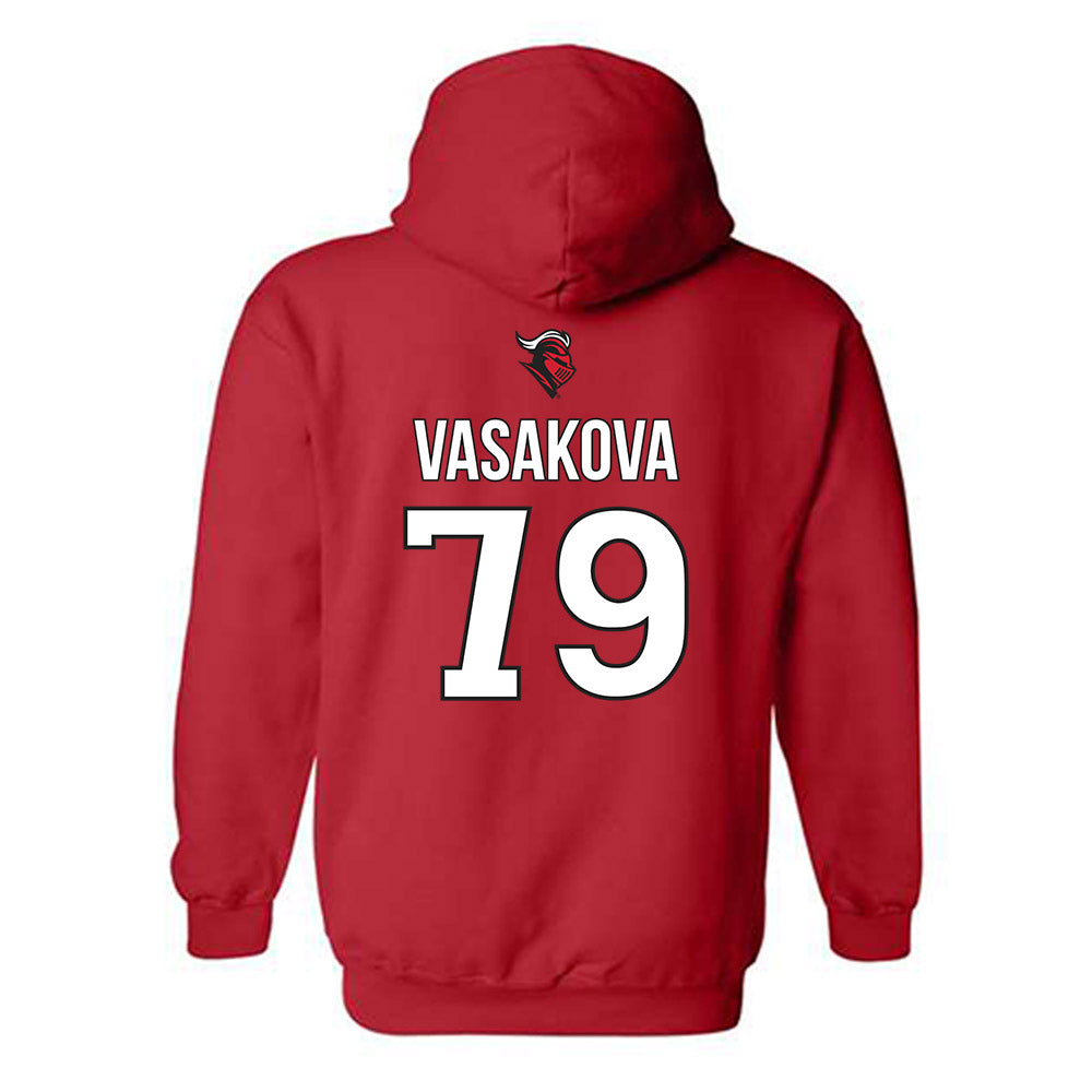Rutgers - NCAA Women's Soccer : Adela Vasakova - Sport Shersey Hooded Sweatshirt-1