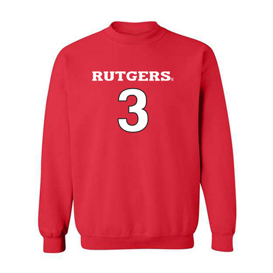 Rutgers - NCAA Women's Soccer : Abigail Cox - Sport Shersey Crewneck Sweatshirt-0