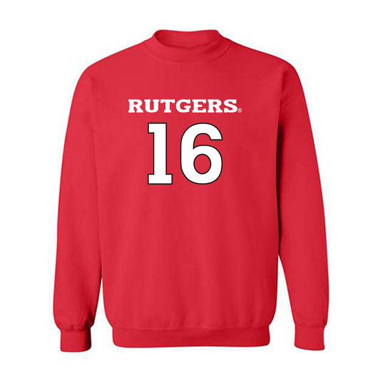 Rutgers - NCAA Women's Soccer : Jayme Malanda - Sport Shersey Crewneck Sweatshirt-0