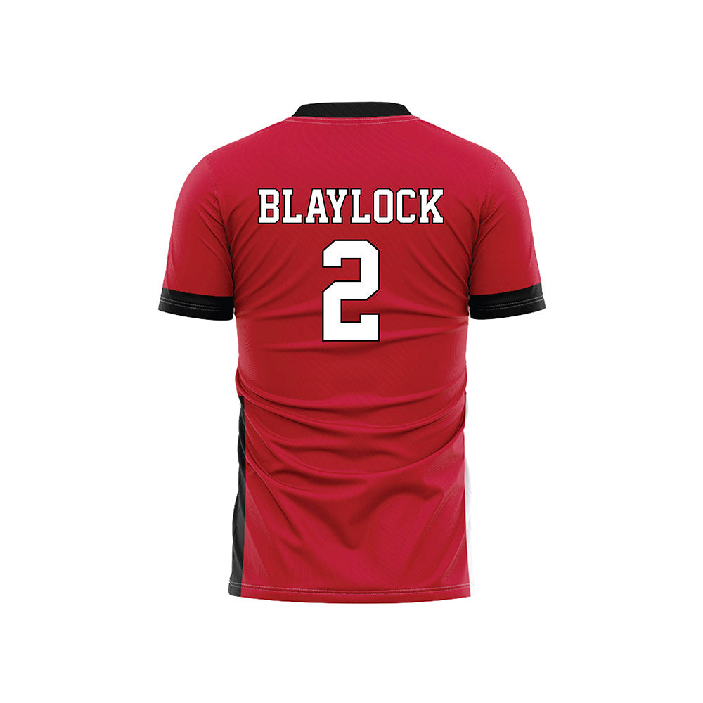 Utah - NCAA Women's Soccer : Callie Blaylock - Red Soccer Jersey-1