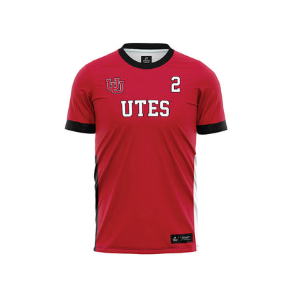 Utah - NCAA Women's Soccer : Callie Blaylock - Red Soccer Jersey-0