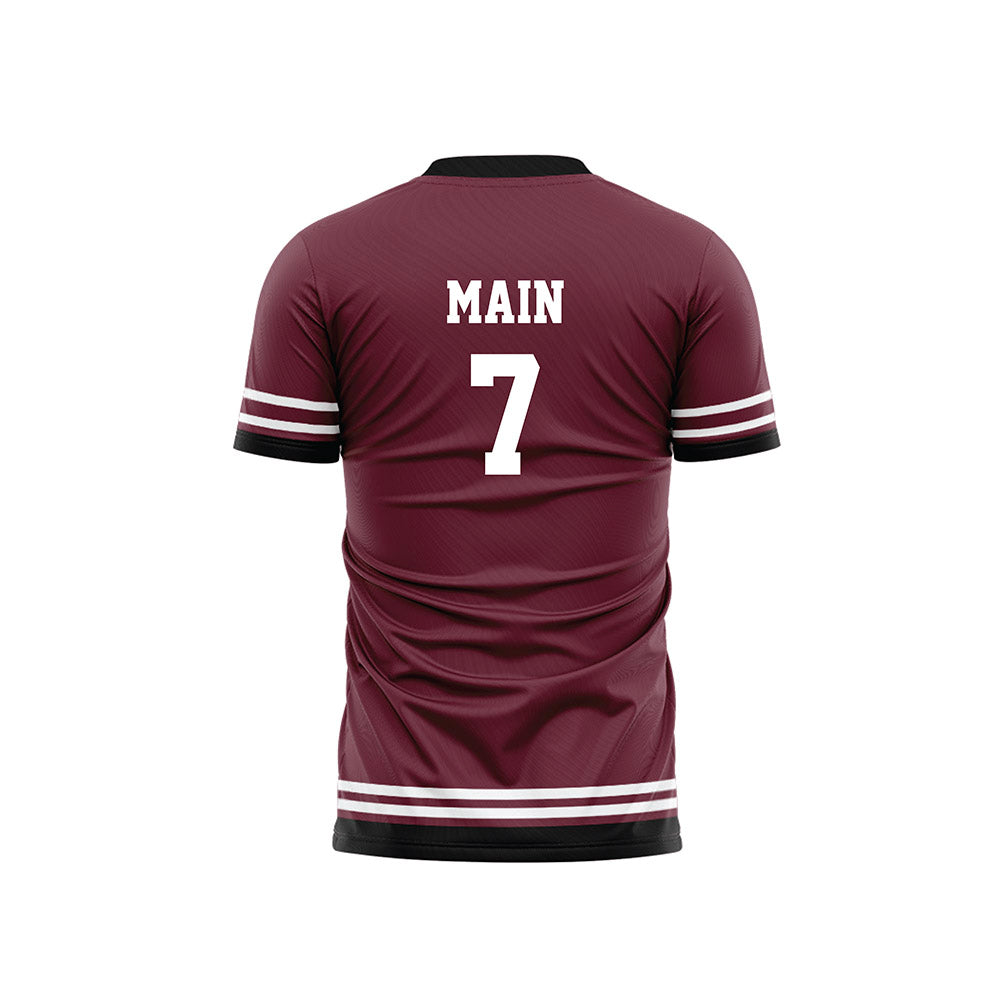 Mississippi State - NCAA Women's Soccer : Zoe Main - Maroon Soccer Jersey-1