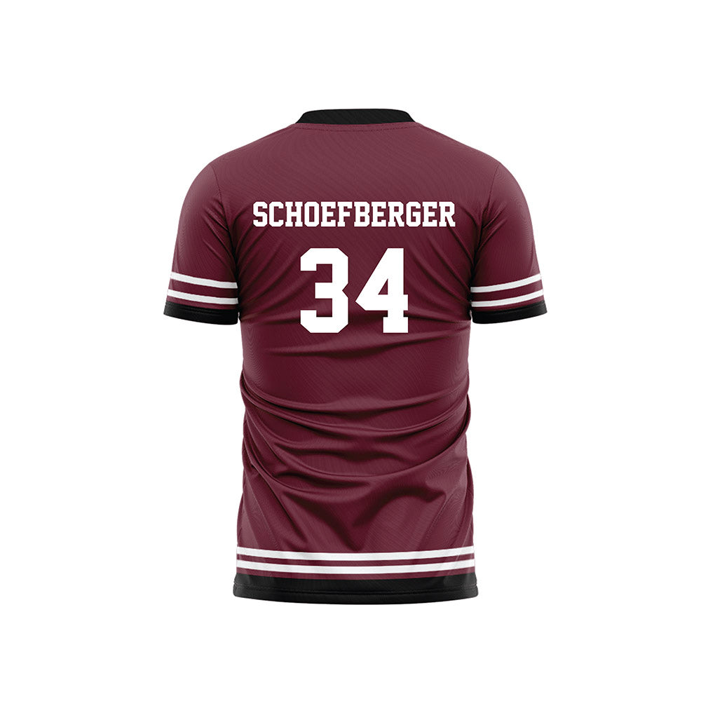 Mississippi State - NCAA Women's Soccer : Naila Schoefberger - Maroon Soccer Jersey-1