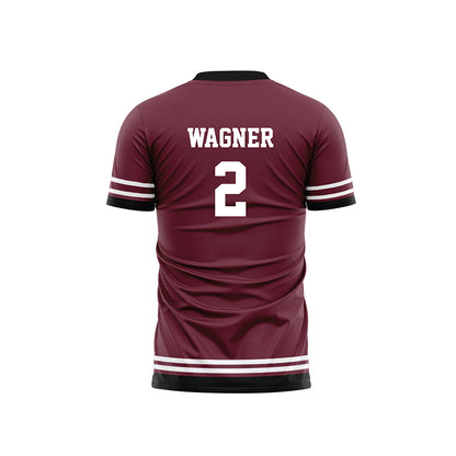 Mississippi State - NCAA Women's Soccer : Chelsea Wagner - Maroon Soccer Jersey-1