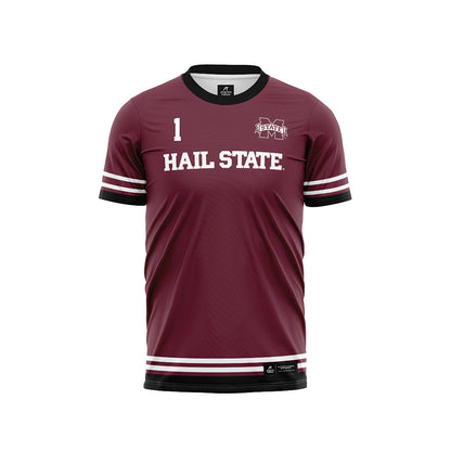 Mississippi State - NCAA Women's Soccer : Sarah Wommack - Maroon Soccer Jersey-0