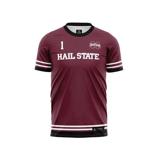 Mississippi State - NCAA Women's Soccer : Sarah Wommack - Maroon Soccer Jersey-0