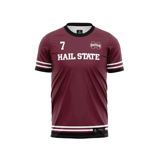 Mississippi State - NCAA Women's Soccer : Zoe Main - Maroon Soccer Jersey-0