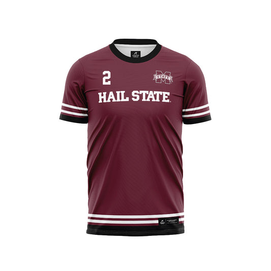 Mississippi State - NCAA Women's Soccer : Chelsea Wagner - Maroon Soccer Jersey-0