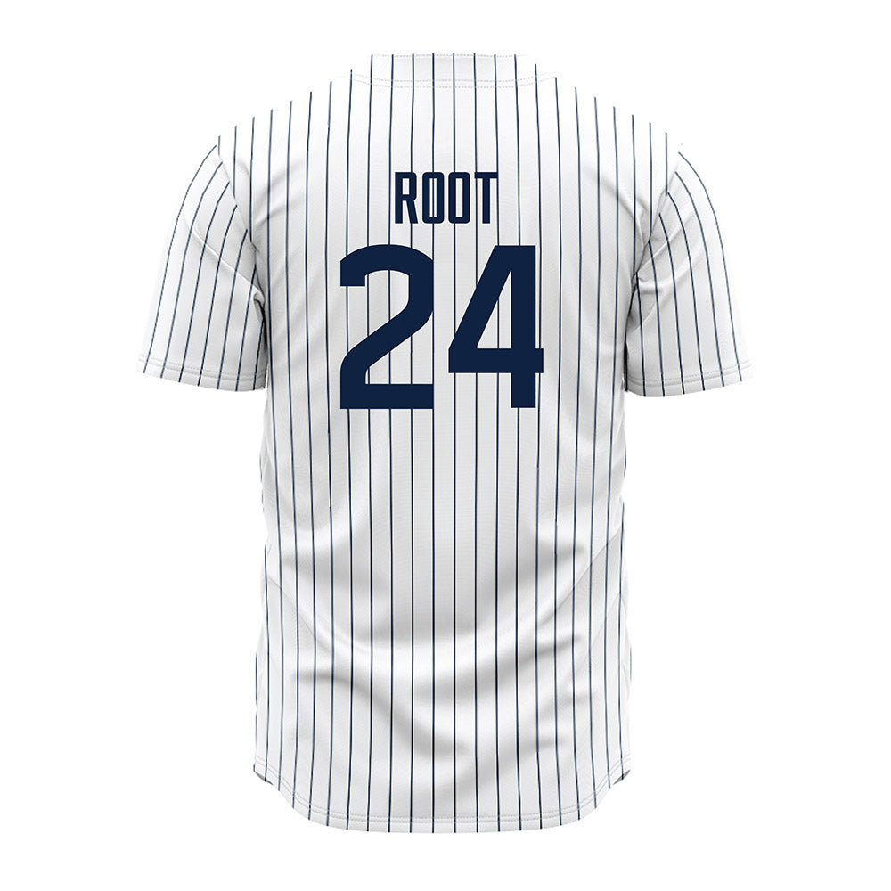 UConn - NCAA Baseball : Beau Root - White Jersey