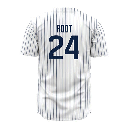 UConn - NCAA Baseball : Beau Root - White Jersey