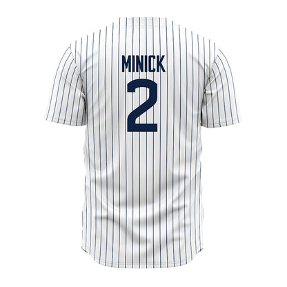 UConn - NCAA Baseball : Tyler Minick - White Jersey-1