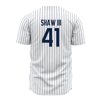 UConn - NCAA Baseball : Gregory Shaw III - White Jersey