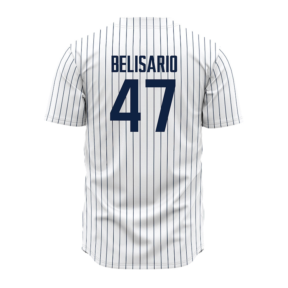 UConn - NCAA Baseball : Anthony Belisario - White Jersey-1