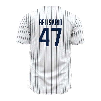 UConn - NCAA Baseball : Anthony Belisario - White Jersey-1