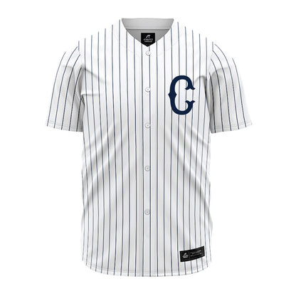 UConn - NCAA Baseball : Evan Hamberger - White Jersey