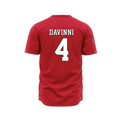 Utah - NCAA Baseball : Michael Davinni - Red Jersey