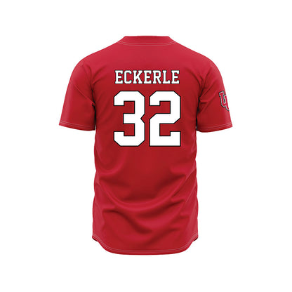 Utah - NCAA Baseball : Blake Eckerle - Red Jersey-1