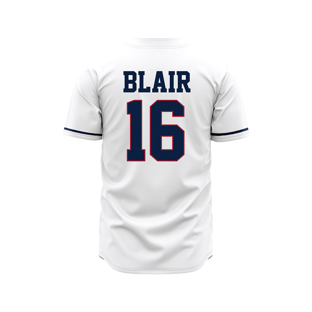 Liberty - NCAA Baseball : Ben Blair - White Jersey-1