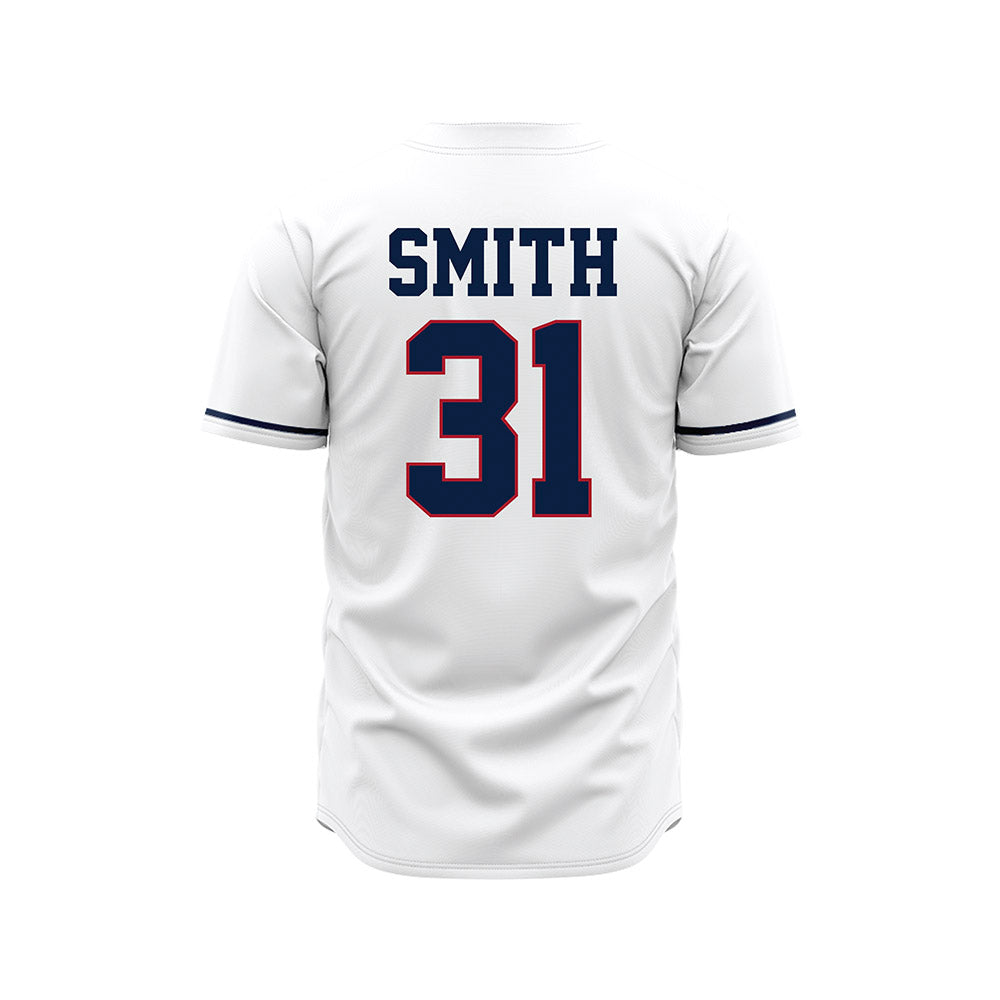 Liberty - NCAA Baseball : Kaleb Smith - White Jersey-1