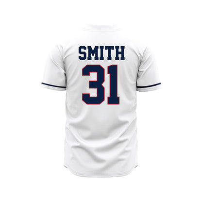 Liberty - NCAA Baseball : Kaleb Smith - White Jersey-1
