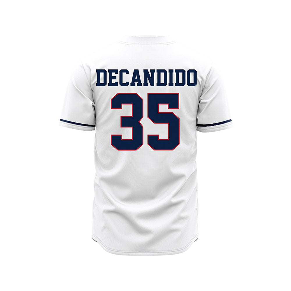 Liberty - NCAA Baseball : Riley DeCandido - White Jersey