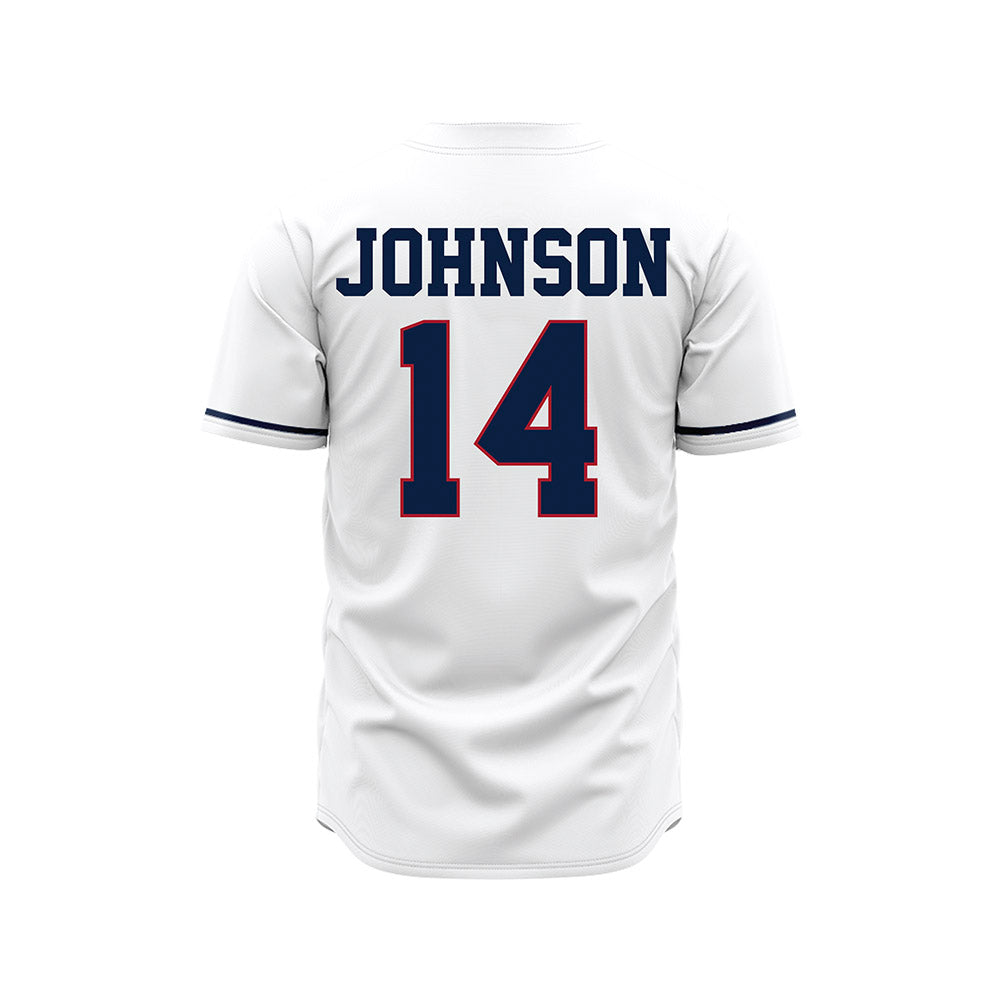 Liberty - NCAA Baseball : Peter Johnson - White Jersey-1