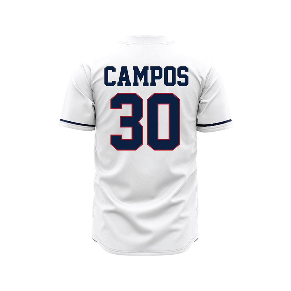 Liberty - NCAA Baseball : Joshua Campos - White Jersey-1