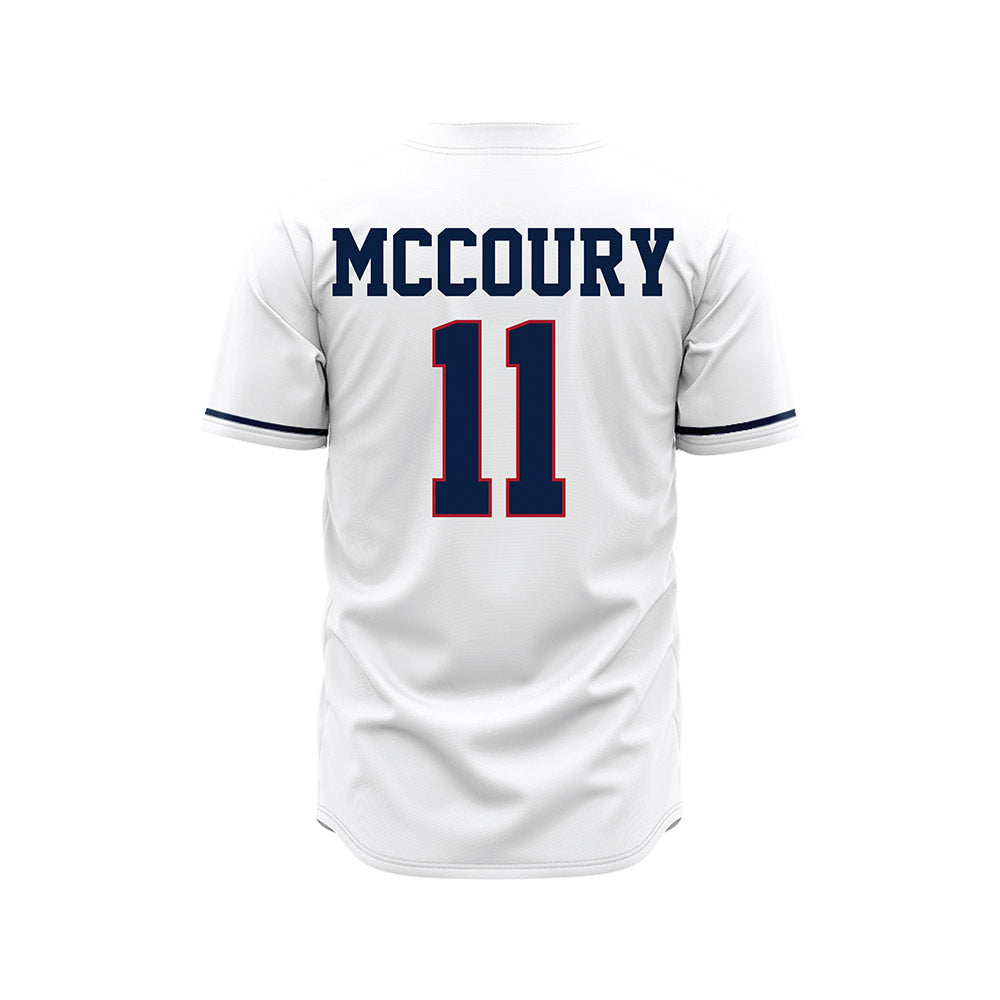 Liberty - NCAA Baseball : Xavier McCoury - White Jersey-1