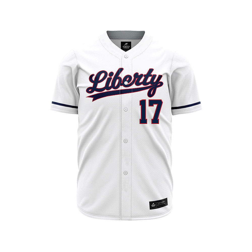 Liberty - NCAA Baseball : Nick Barone - White Jersey-0