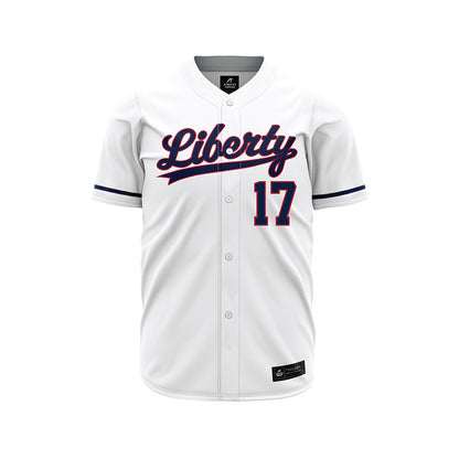 Liberty - NCAA Baseball : Nick Barone - White Jersey-0