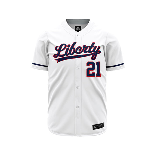 Liberty - NCAA Baseball : Jake Potts - White Jersey-0