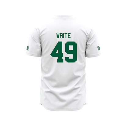 Hawaii - NCAA Baseball : Dylan Waite - White Jersey-1