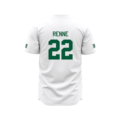 Hawaii - NCAA Baseball : Dalton Renne - White Jersey-1