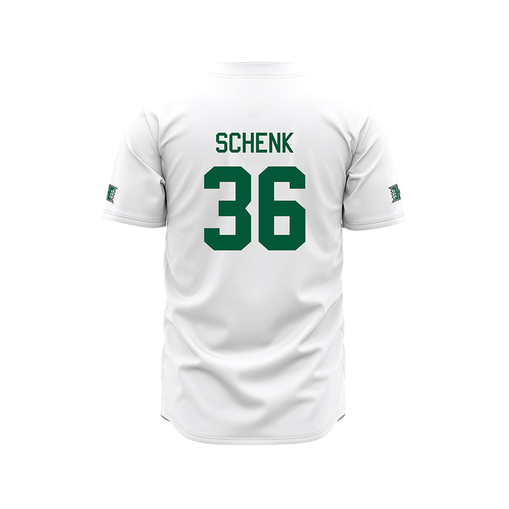 Hawaii - NCAA Baseball : Kahiau Schenk - White Jersey-1